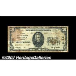 Hancock, NY - $20 1929 Ty. 2 The First NB Ch.