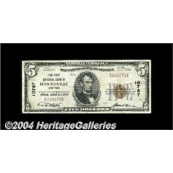 Harrisville, NY - $5 1929 Ty. 1 The First NB