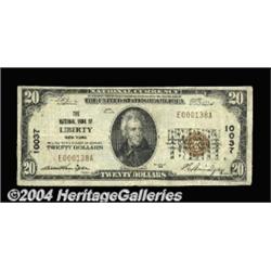 Liberty, NY - $20 1929 Ty. 1 The NB of Liberty