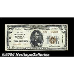 Mineola, NY - $5 1929 Ty. 2 The First NB Ch. #