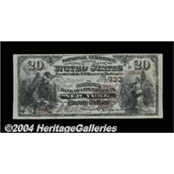 New York, NY - $20 1882 Brown Back Fr. 494 The