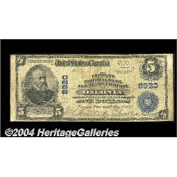 Oneonta, NY - $5 1902 Plain Back Fr. 600 The