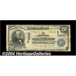 Sidney, NY - $20 1902 Plain Back Fr. 652 The