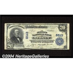 Sidney, NY - $20 1902 Plain Back Fr. 652 The