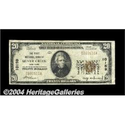Silver Creek, NY - $20 1929 Ty. 1 The First NB