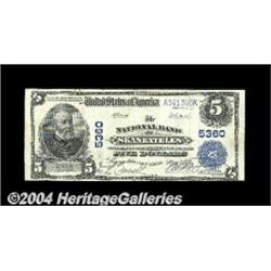 Skaneateles, NY - $5 1902 Plain Back Fr. 607