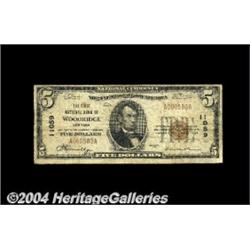 Woodridge, NY - $5 1929 Ty. 1 The First NB Ch.