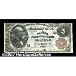 Bucyrus, OH - $5 1882 Brown Back Fr. 467 The