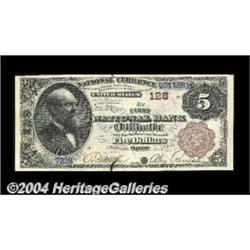 Chillicothe, OH - $5 1882 Brown Back Fr. 466