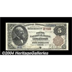 Cincinnati, OH - $5 1882 Brown Back Fr. 470