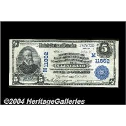 Cleveland, OH - $5 1902 Plain Back Fr. 607