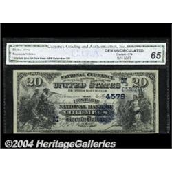 Columbus, OH - $20 1882 Date Back Fr. 550 The