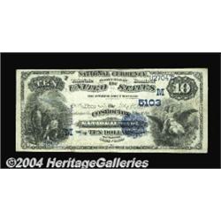 Coshocton, OH - $10 1882 Value Back Fr. 576