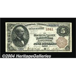 Lancaster, OH - $5 1882 Brown Back Fr. 469 The