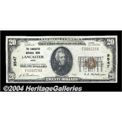 Lancaster, OH - $20 1929 Ty. 1 The Lancaster