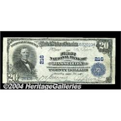 Massillon, OH - $20 1902 Plain Back Fr. 650