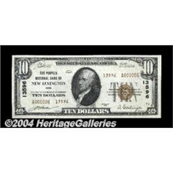 New Lexington, OH - $10 1929 Ty. 2 The Peoples