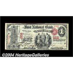 Newark, OH - $1 Original Fr. 380 The First NB