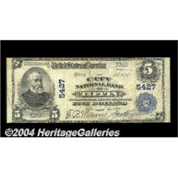 Tiffin, OH - $5 1902 Plain Back Fr. 607 The