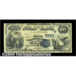 Ada, OK - $10 1882 Value Back Fr. 578 The