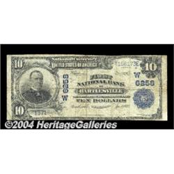 Bartlesville, OK - $10 1902 Plain Back Fr. 635