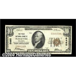 Blackwell, OK - $10 1929 Ty. 1 The First NB