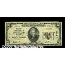 Blanchard, OK - $20 1929 Ty. 1 The First NB