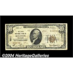Boynton, OK - $10 1929 Ty. 2 The First NB Ch.