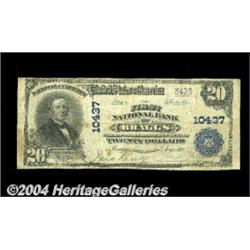 Braggs, OK - $20 1902 Plain Back Fr. 656 The