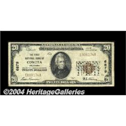 Coweta, OK - $20 1929 Ty. 1 The First NB Ch. #