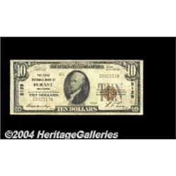 Durant, OK - $20 1902 Plain Back Fr. 658 The