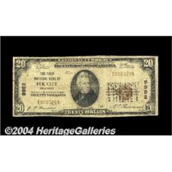 Elk City, OK - $20 1929 Ty. 1 The First NB Ch.