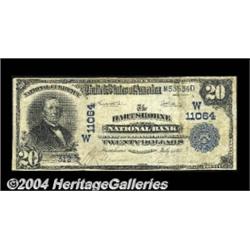 Hartshorne, OK - $20 1902 Plain Back Fr. 658