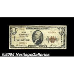 Marlow, OK - $10 1929 Ty. 1 The State NB Ch. #