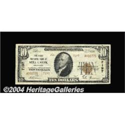 Mill Creek, OK - $10 1929 Ty. 2 The First NB