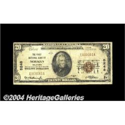 Norman, OK - $20 1929 Ty. 1 The First NB Ch. #
