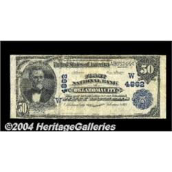 Oklahoma City, OK - $50 1902 Plain Back Fr.