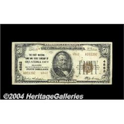 Oklahoma City, OK - $50 1929 Ty. 2 The First
