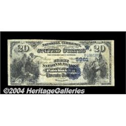 Pawhuska, OK - $20 1882 Value Back Fr. 583 The