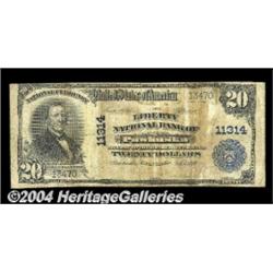 Pawhuska, OK - $20 1902 Plain Back Fr. 658 The