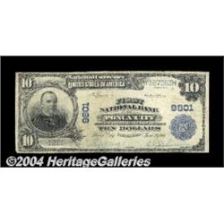 Ponca City, OK - $10 1902 Plain Back Fr. 627