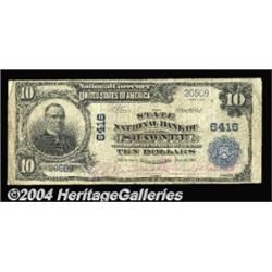 Shawnee, OK - $10 1902 Plain Back Fr. 626 The