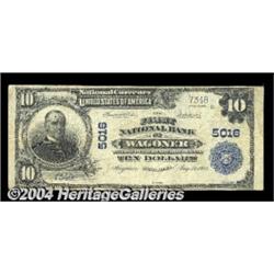 Wagoner, OK - $10 1902 Plain Back Fr. 632 The
