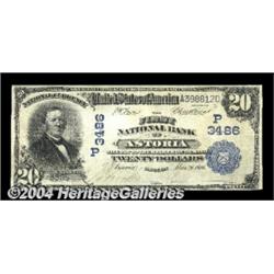 Astoria, OR - $20 1902 Plain Back Fr. 651 The