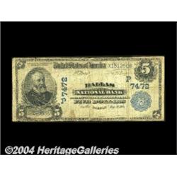 Dallas, OR - $5 1902 Plain Back Fr. 598 Dallas
