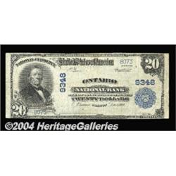 Ontario, OR - $20 1902 Plain Back Fr. 652 The