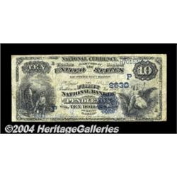 Pendleton, OR - $10 1882 Date Back Fr. 545 The