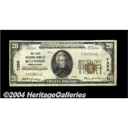 Bellwood, PA - $20 1929 Ty. 1 The First NB Ch.