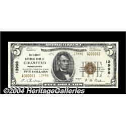 Clearfield, PA - $5 1929 Ty. 2 The County NB