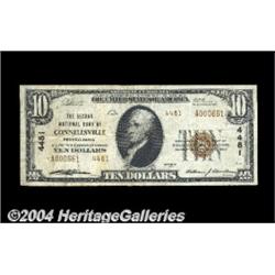 Connellsville, PA - $10 1929 Ty. 2 The Second